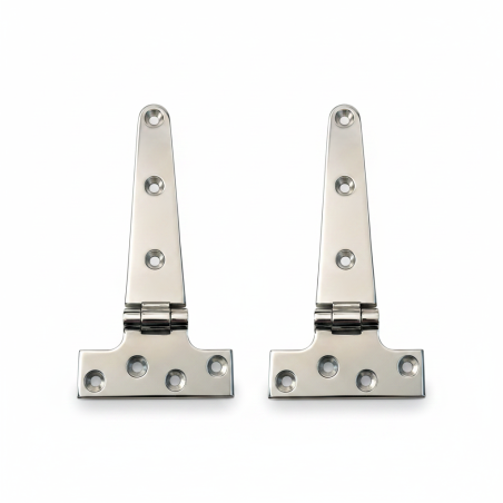 LOT DE 2 CHARNIERES INOX POUR CAPOT NOUVEAU MODELE  MÉHARI PARTIE AVANT