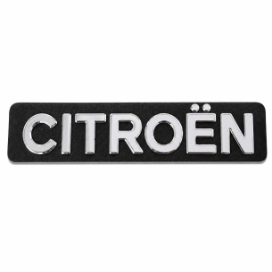 PLAQUE MONOGRAMME INOX EN RELIEF CITROEN mehari 2cv 2cv 6 dyane dyane 6 acadiane ami 6 ami 8