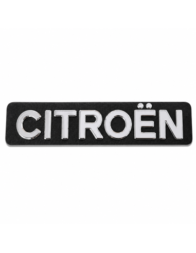 PLAQUE MONOGRAMME INOX EN RELIEF CITROEN mehari 2cv 2cv 6 dyane dyane 6 acadiane ami 6 ami 8