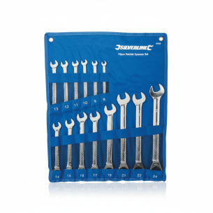 CLE MIXTE A CLIQUET TETE DROITE 14 PIECES
