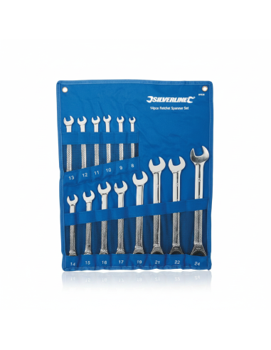 CLE MIXTE A CLIQUET TETE DROITE 14 PIECES