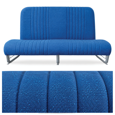 BANQUETTE AVANT NEUVE POUR  2CV TYPE AZAM EN TISSU BLEU DIAMANTÉ