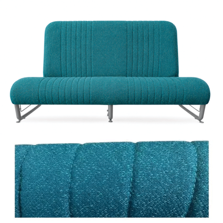 BANQUETTE AVANT NEUVE POUR  2CV TYPE AZAM EN TISSU VERT DIAMANTÉ
