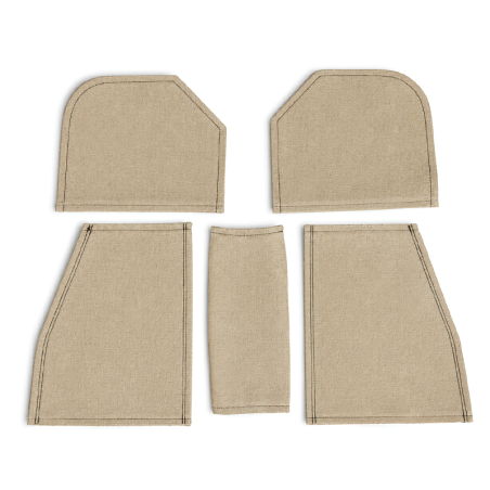 ENSEMBLE 4 FONDS DE BANQUETTE AR EN TOILE DE JUTE AMI6