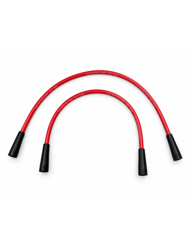 LOT DE 2 FILS BOUGIE 6V ET 12V SILICONE