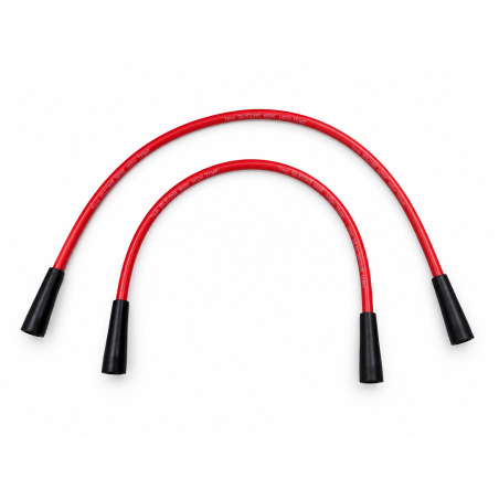LOT DE 2 FILS BOUGIE 6V ET 12V SILICONE