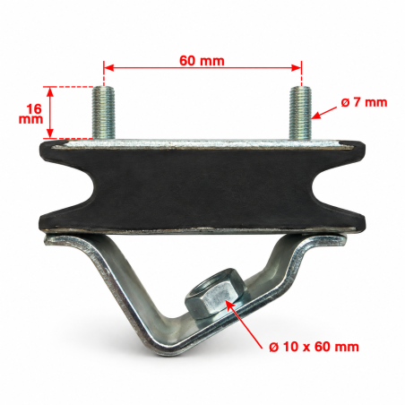 SUPPORT MOTEUR MEHARI 2CV6 DYANE 6 ACADIANE