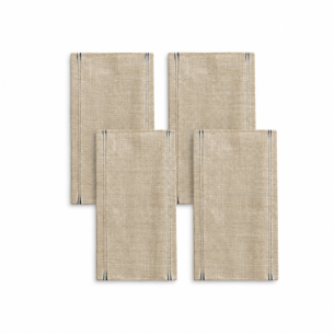 ensemble 4 fonds de banquette av en toile de jute ami6