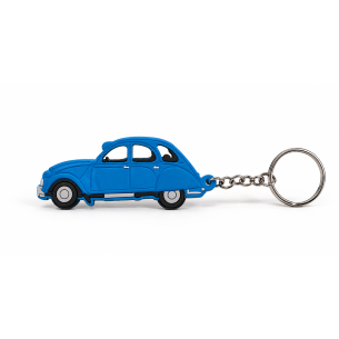 PORTE CLE 2CV BLEU
