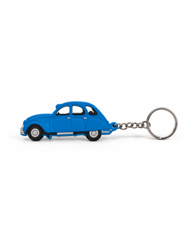PORTE CLE 2CV BLEU