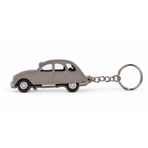 PORTE CLE 2CV GRISE