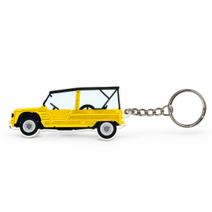 PORTE CLE MEHARI JAUNE