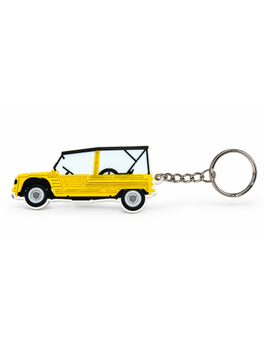 PORTE CLE MEHARI JAUNE