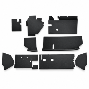 KIT 9 INSONORISANTS NOIR  2CV A PARTIR DE 02/70 AVEC...