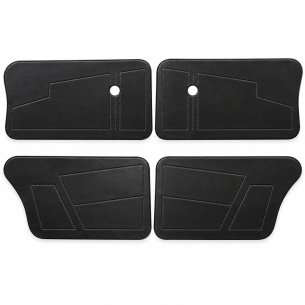 KIT DE 4 PANNEAUX DE PORTE NOIR AMI8