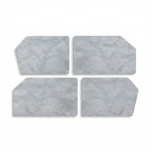 KIT DE 4 PANNEAUX DE PORTES GRIS MARBRE POUR PORTE DE 2CV...