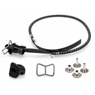 Kit réparation de traverse de capote Citroën 2CV à fermeture extérieure – Tendeur, embout, sangle et pression – Réf. 1598 – MCDA