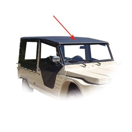 Capote supérieure AM TOILE PVC mehari