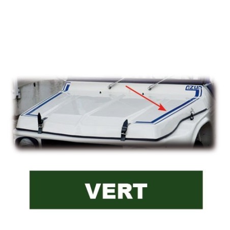 Autocollant AV + AR Vert mehari mehari 4x4