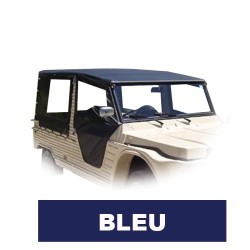 Jeu complet toile PVC 6 pièces Bleu Marine + élastique et couvre roue de secours pub mehari mehari 4x4