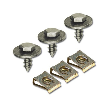 Agrafe + vis de fixation d'aile AR x3 2cv 2cv 6 Agrafe + vis de fixation d'aile AR x3 2cv 2cv 6