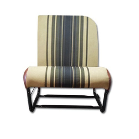 GARNITURE ASSY GAUCHE MARRON RAYE SIEGE