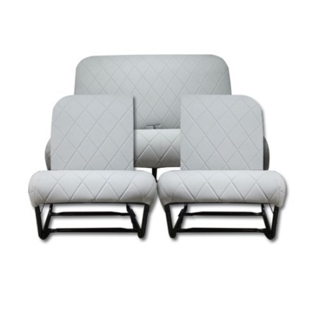 JEU  GARNITURES CHARLESTON SIEGES ASSY+BANQUETTE AR