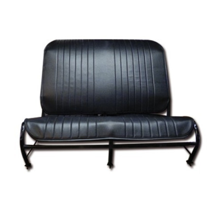 garniture de banquette av 2cv special) noir perforé
