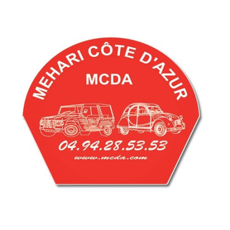 COUVRE ROUE DE SECOURS ROUGE PUBLICITAIRE