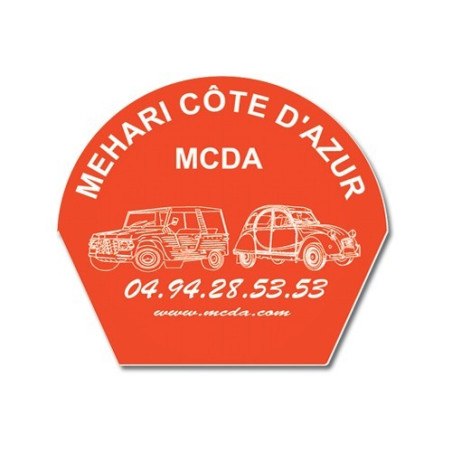 COUVRE ROUE DE SECOURS ORANGE PUBLICITAIRE