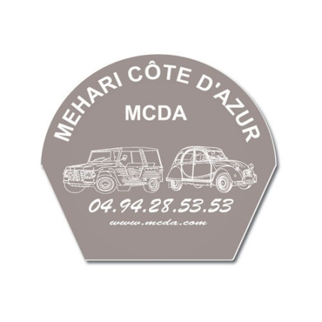 COUVRE ROUE GRIS PUBLICITAIRE