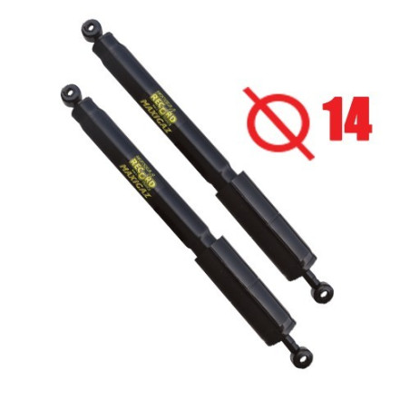 PAIRE D'AMORTISSEUR AV  GAZ ACADIANE/AMI 8/MEHARI 4X4