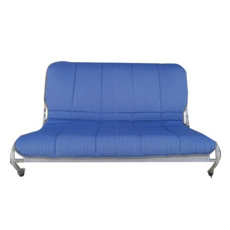 GARNITURE DE BANQUETTE AR ENAC BAYADERE BLEUE