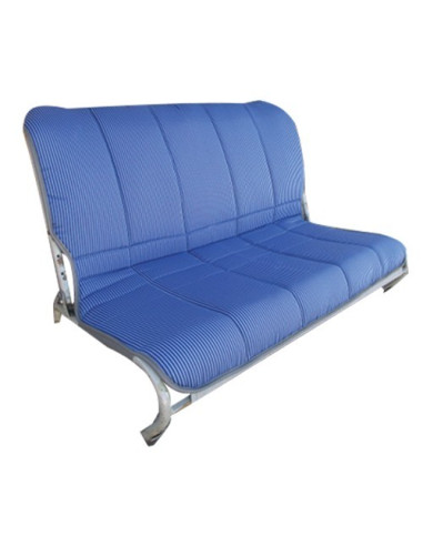 GARNITURE DE BANQUETTE AR ENAC BAYADERE BLEUE