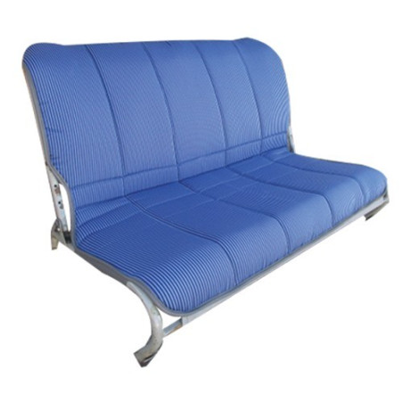 GARNITURE DE BANQUETTE AR ENAC BAYADERE BLEUE