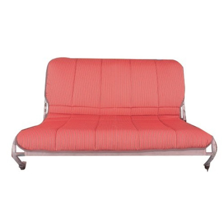 GARNITURE DE BANQUETTE AR ENAC BAYADERE ROUGE