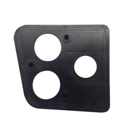 PLATINE REHAUSSE FEU AR GAUCHE NOIRE