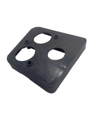 PLATINE REHAUSSE FEU AR GAUCHE NOIRE