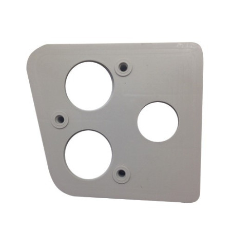 PLATINE REHAUSSE FEU AR GAUCHE GRISE