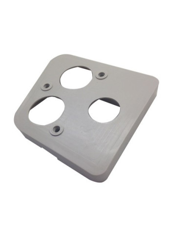 PLATINE REHAUSSE FEU AR GAUCHE GRISE