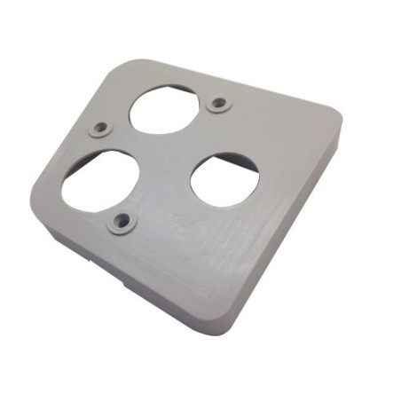 PLATINE REHAUSSE FEU AR GAUCHE GRISE