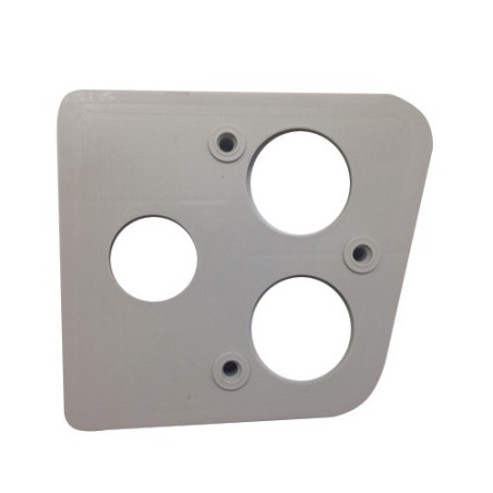 PLATINE REHAUSSE FEU AR DROIT GRISE PLATINE REHAUSSE FEU AR DROIT GRISE