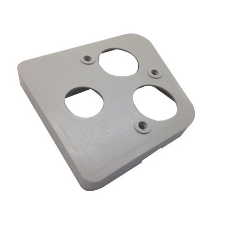 PLATINE REHAUSSE FEU AR DROIT GRISE PLATINE REHAUSSE FEU AR DROIT GRISE