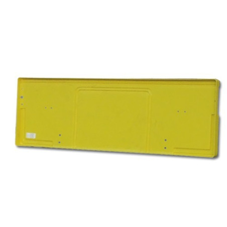 PORTE ARRIERE MEHARI NUE ABS ANTI UV JAUNE ATACAMA mehari mehari 4x4