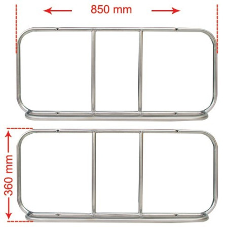 PORTE BAGAGE 2CV INOX * PORTE BAGAGE 2CV INOX *