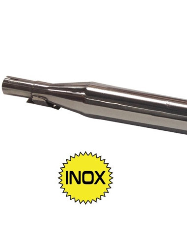 LIGNE ECHAPPEMENT COMPLETE INOX POUR 2CV