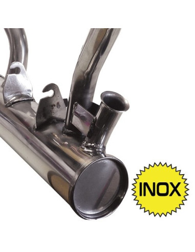 LIGNE ECHAPPEMENT COMPLETE INOX POUR 2CV4