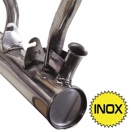 LIGNE ECHAPPEMENT COMPLETE INOX POUR 2CV4