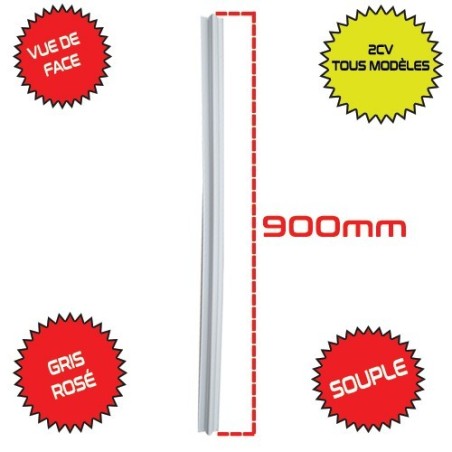 PROFILE G/D ETANCHEITE PORTE GRIS 2CV LONGUEUR 900mm