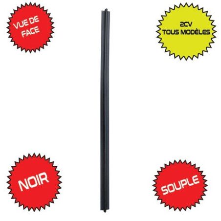 PROFILE G/D  ETANCHEITE PORTE 2CV NOIR LONGUEUR 800mm